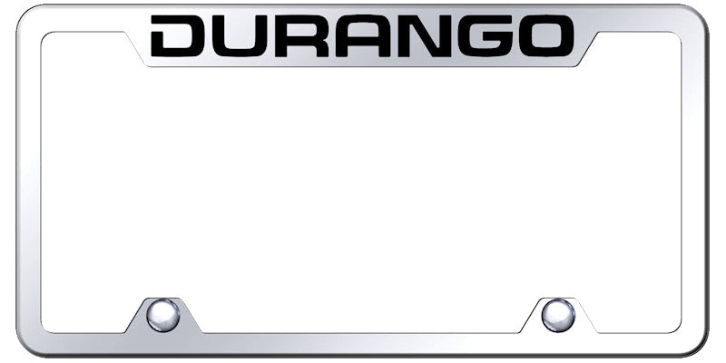 Durango Steel Truck Cut-Out Frame - Laser Etched Mirrored