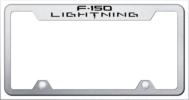 F-150 Lightning Steel Truck Cut-Out Frame - Etched Brushed