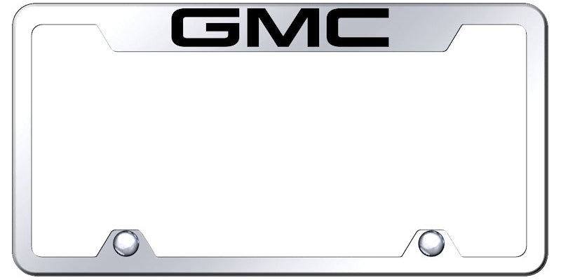 GMC Steel Truck Cut-Out Frame - Laser Etched Mirrored