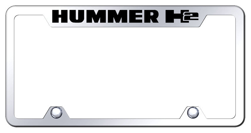 Hummer H2 Steel Truck Cut-Out Frame - Laser Etched Mirrored