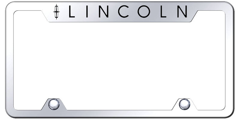 Lincoln Steel Truck Cut-Out Frame - Laser Etched Mirrored