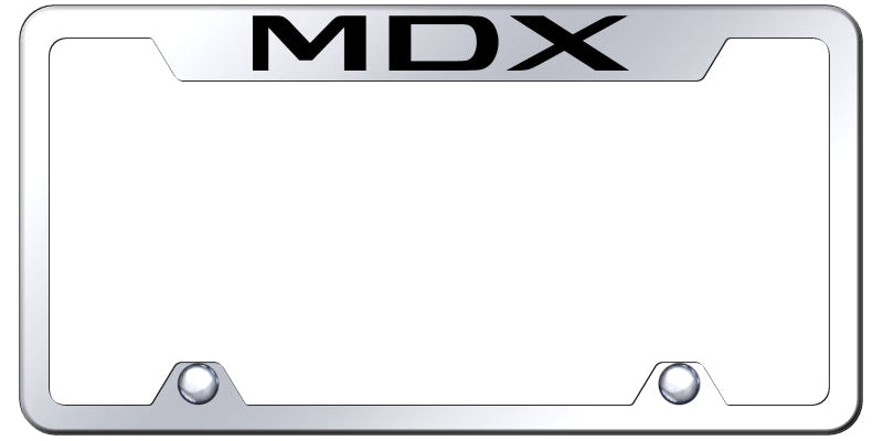 MDX Steel Truck Cut-Out Frame - Laser Etched Mirrored