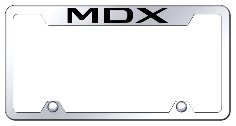 MDX Steel Truck Cut-Out Frame - Laser Etched Mirrored