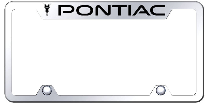 Pontiac Steel Truck Cut-Out Frame - Laser Etched Mirrored