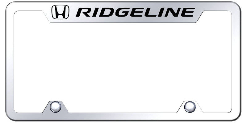 Ridgeline Steel Truck Cut-Out Frame - Laser Etched Mirrored