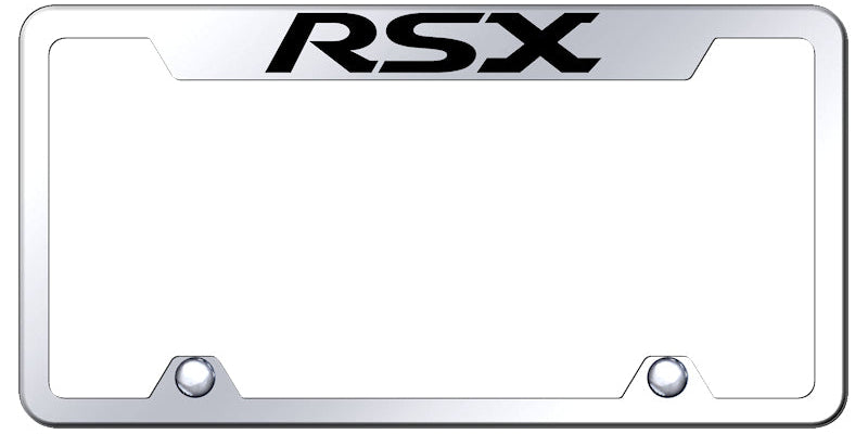 RSX Steel Truck Cut-Out Frame - Laser Etched Mirrored