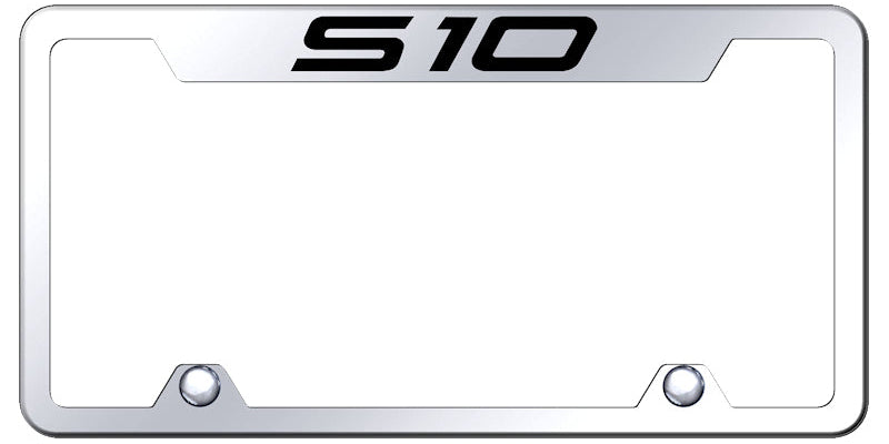 S-10 Steel Truck Cut-Out Frame - Laser Etched Mirrored