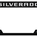 Silverado Steel Truck Cut-Out Frame - Laser Etched Black