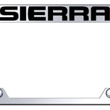 Sierra Steel Truck Cut-Out Frame - Laser Etched Mirrored