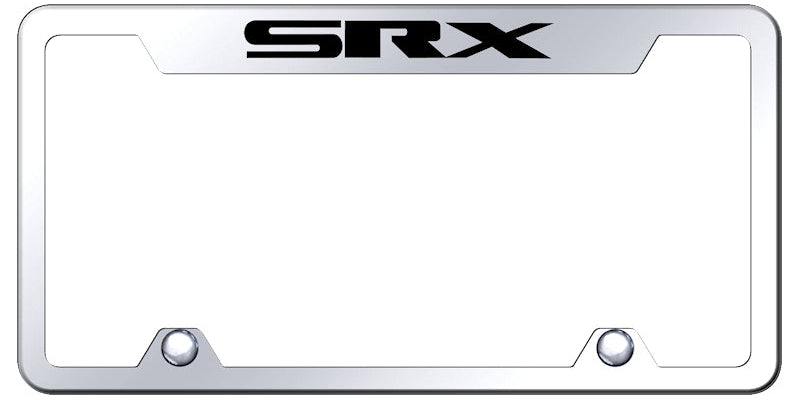 SRX Steel Truck Cut-Out Frame - Laser Etched Mirrored