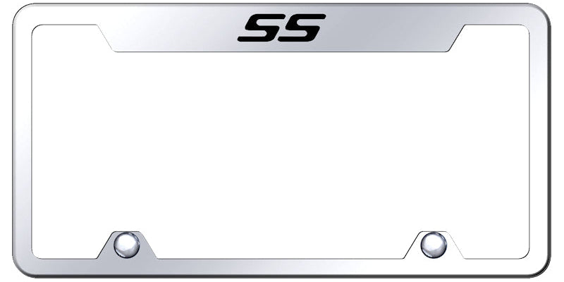 SS Steel Truck Cut-Out Frame - Laser Etched Mirrored