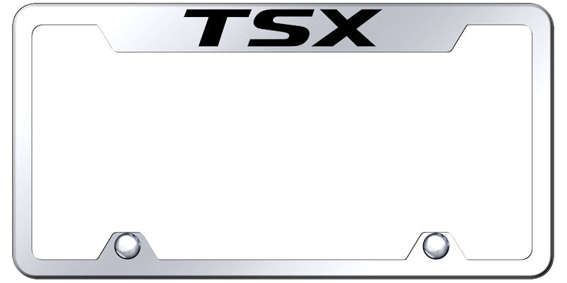 TSX Steel Truck Cut-Out Frame - Laser Etched Mirrored