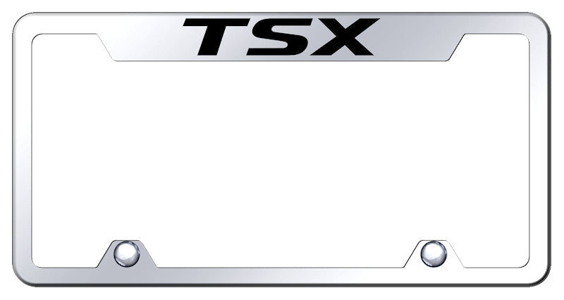 TSX Steel Truck Cut-Out Frame - Laser Etched Mirrored