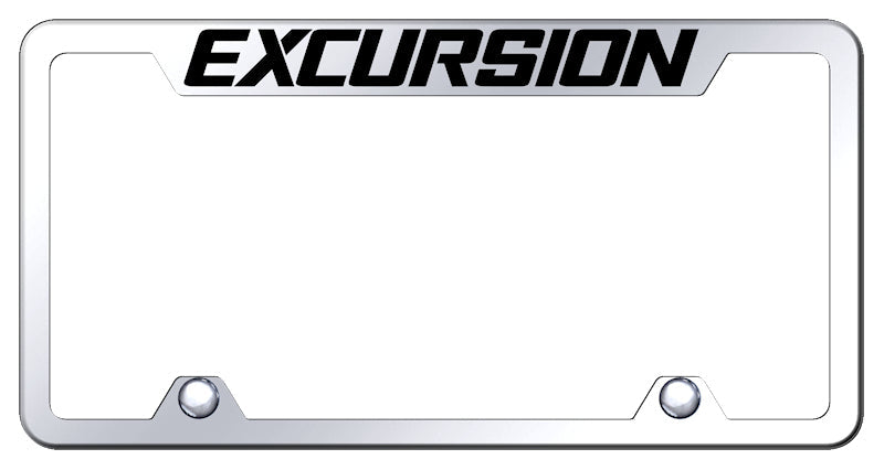 Excursion Steel Truck Cut-Out Frame - Laser Etched Mirrored