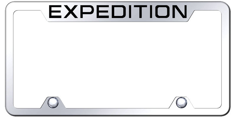 Expedition Steel Truck Cut-Out Frame - Laser Etched Mirrored