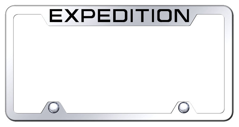 Expedition Steel Truck Cut-Out Frame - Laser Etched Mirrored