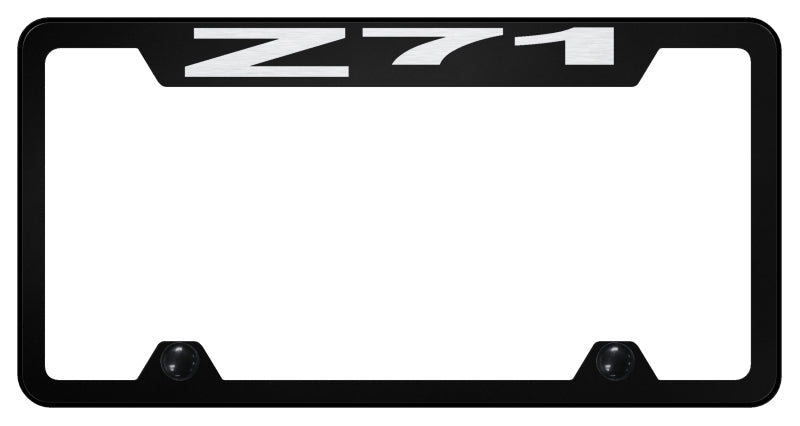 Z71 Steel Truck Cut-Out Frame - Laser Etched Black