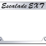 Escalade EXT Script Truck Cut-Out Frame - Etched Mirrored