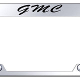 GMC Script Steel Truck Cut-Out Frame - Laser Etched Mirrored