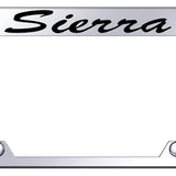 Sierra Script Steel Truck Cut-Out Frame - Etched Mirrored