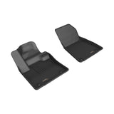 All-Weather Custom-Fit Floor Mats for Volvo Xc40 Recharge / Ex40 2022-2025 with Non-Slip Backing - Black - 1st Row