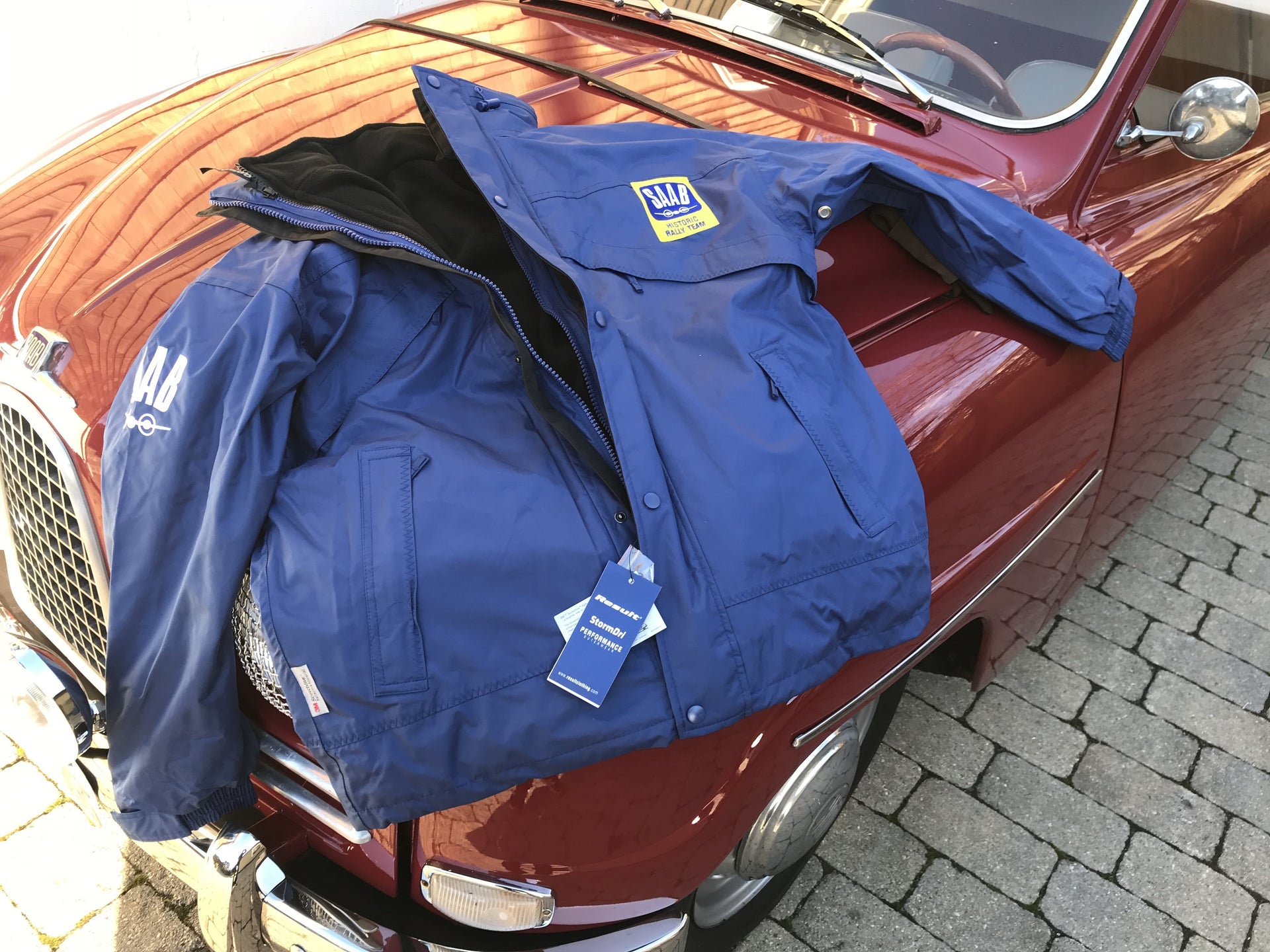 Saab Historic Rally Team Winter Jacket – StateofNine MrZAccessories