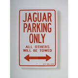 Jaguar Parking Only Sign