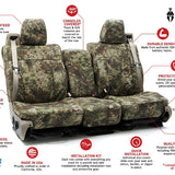 Custom Seat Cover Ballistic Camo Kryptek