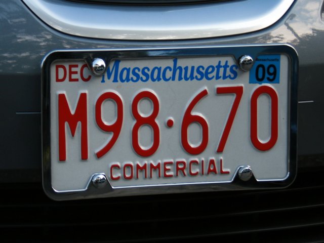 Thermoplastic Slim Plate Frame Chrome