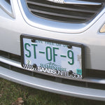 BLACK LICENSE PLATE CAP SET