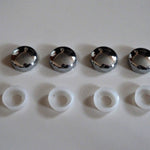CHROME LICENSE PLATE CAP SET