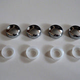 CHROME LICENSE PLATE CAP SET