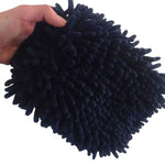 Dark Blue Micro-chenille Wash Mitt