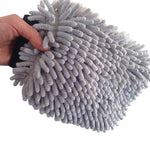 Grey Micro-chenille Wash Mitt