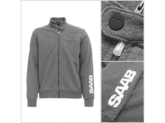 Saab Zip Jacket. Grey