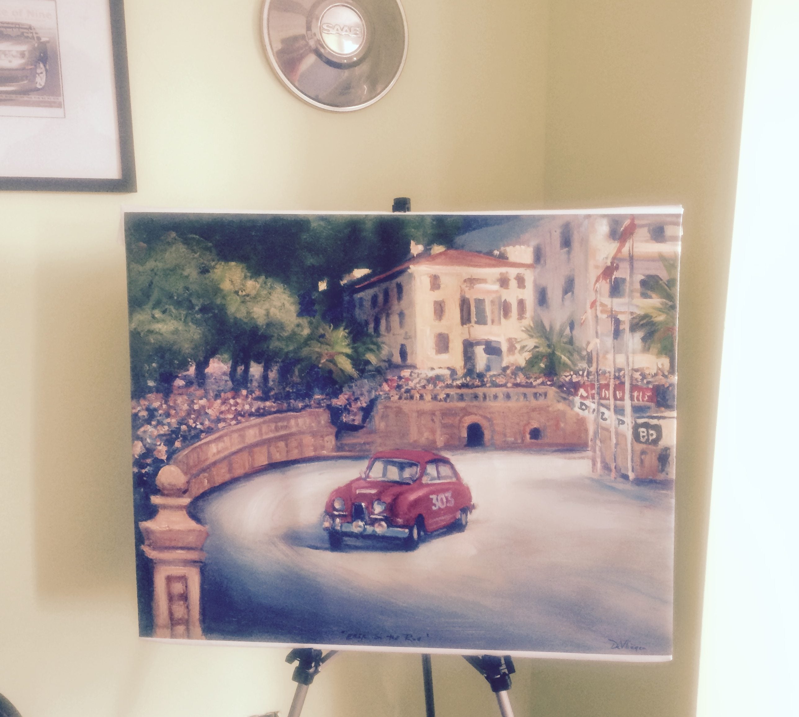 Erik on the Rue Limited Edition GiclÃ©e Painting (30" W x 24" H)