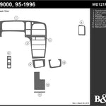 1995-1996 Saab 9000 4 Door Dash Kit