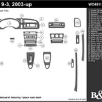 2003-2006 Saab 9-3 4 Door Dash Kit