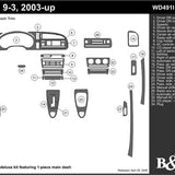 2003-2006 Saab 9-3 4 Door Dash Kit