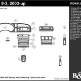 2003-2006 Saab 9-3 4 Door Dash Kit