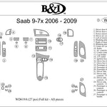 2006-2009 Saab 9-7X 4 Door Dash Kit