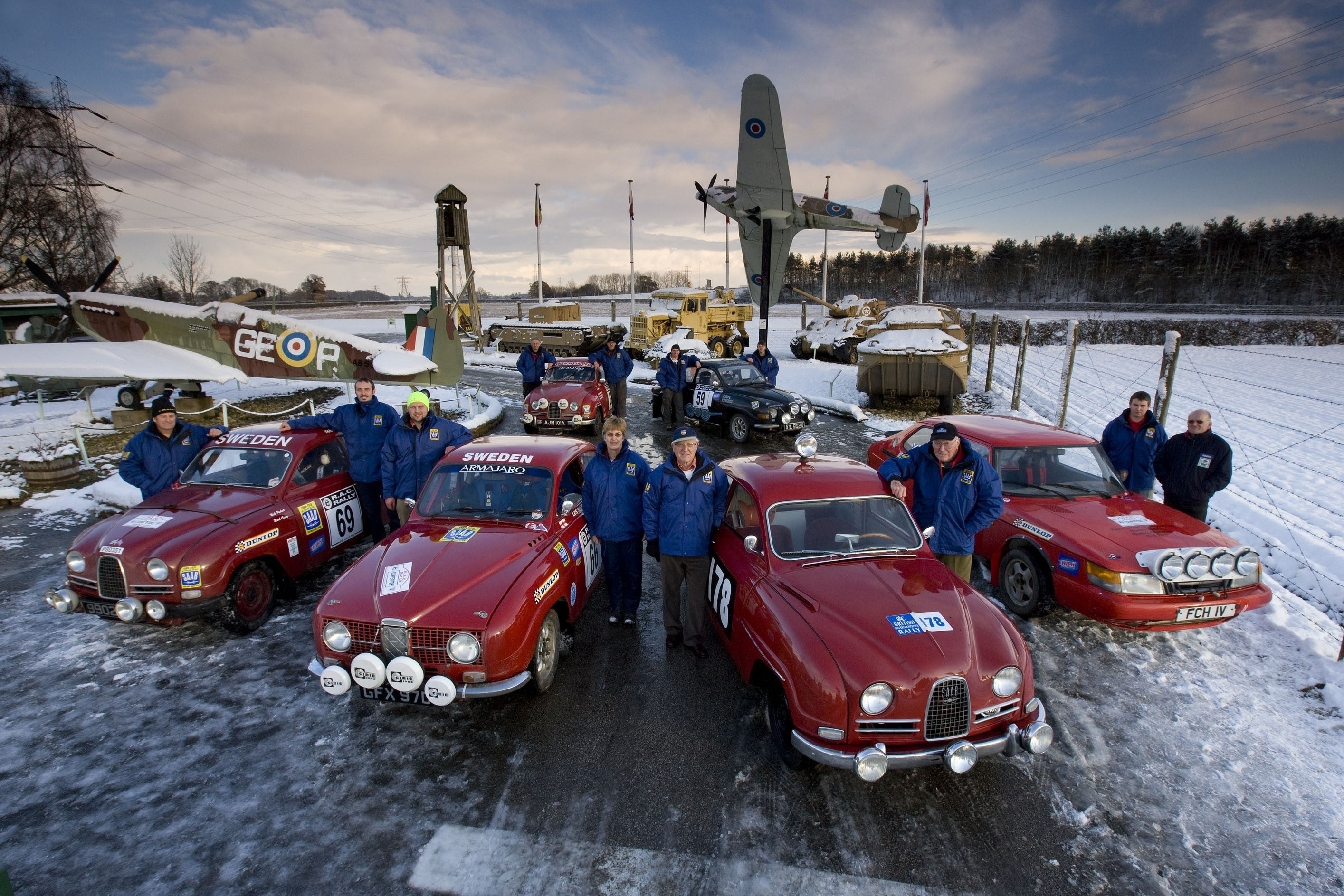 Pre-Order New Historic Saab Rally Team T-shirts
