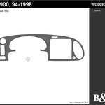 1994-1998 Saab 900 4Door Dash Kit (Main Dash Bezel Only)